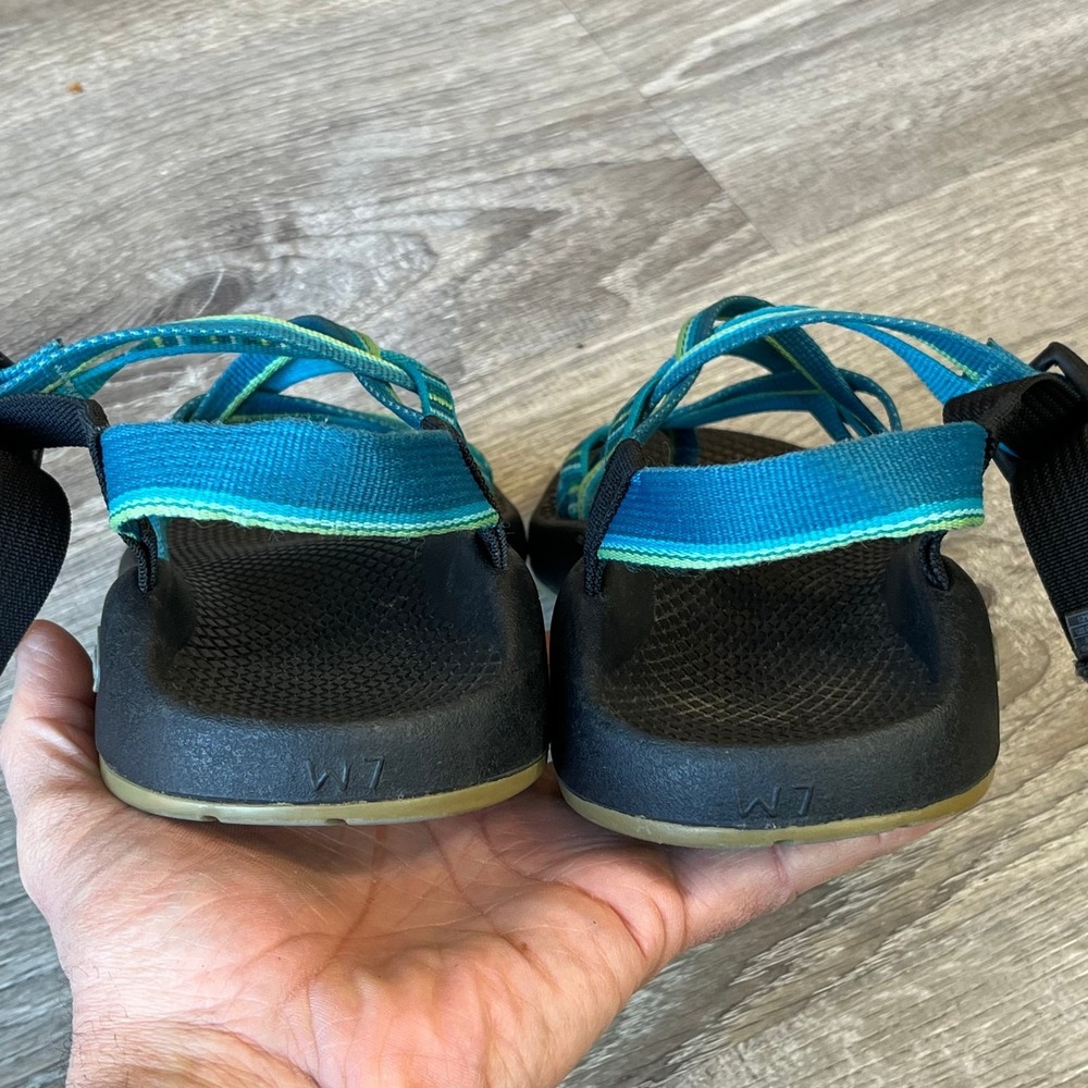 Chaco ZX2 Yampa River Hiking Sandals Blue Green Womens 7 UK 5 EUR 38 - Picture 5 of 8